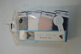 Next High Leg Lady's Briefs Size: 14 4pk