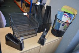 *Metal Desk Tidies, File Boxes, Bins, etc.