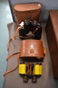Vintage Zenith 20x50 Field Binoculars and Watson X6 Binoculars