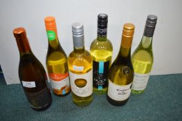 Six Assorted Bottles of White Wine