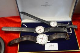 Three Mondaine Official Swiss Railway Watches