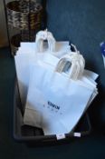 *~100 Branded White Paper Bags