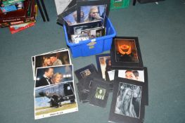 Mounted Celebrity Photos plus Movie Prints etc.