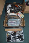 Kitchen Utensils and Cutlery etc.