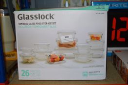 *Glass Lock Tempered Glass Food Storage Set
