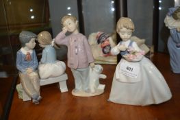 Three Nao Figurines