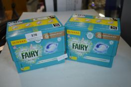 Two Packs of Fairy Ecoclic Laundry Pods