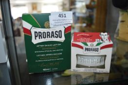 *Aftershave Lotion and Cream