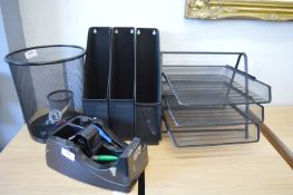 *Collection of Office Sundries, Filing Drawers, Wa