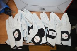 *Six Golf Gloves