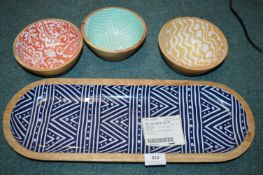 *Mesa 4pc Wood Serving Set