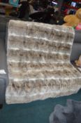 *Faux Fur Heated Throw