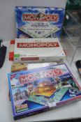 Five Monopoly Board Games Including Hull Edition