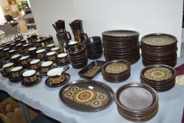 *Denby Arabesque 1970’s Dinner Service 150pcs