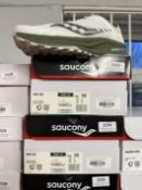 *Saucony Ride TR2 Trainers (white & olive) Size: 9 RRP: £134.95