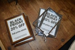 *Chrome & Wood Photo Frames