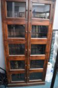 *Darkwood Storage Unit Enclosed by Glazed Doors