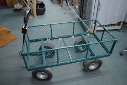*Four Wheel Mesh Trolley with Mesh Sides
