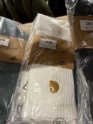 *Pair of Carhartt White & Gold Socks