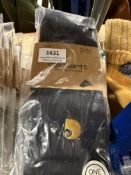 *Pair of Carhartt Black & Gold Socks Size: 6-11