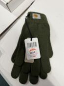 *Pair of Carhartt WIP Green Gloves Size: M-L