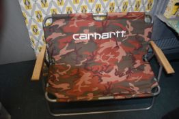 *Carhart Folding Double Seat Deck Chair