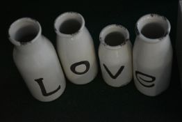 Set of Decorative Vase “LOVE”