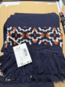 *Universal Works British Wool Scarf (navy) RRP: £89.95