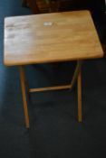 *Folding Beech Table