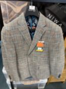 Skopes Nickleson Jacket (stone mint check) Size: 40R RRP: £140