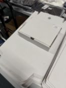 *Twenty-Five White Cardboard Boxes