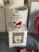 “Robins Appear When Loved Ones are Near” Plant Pot