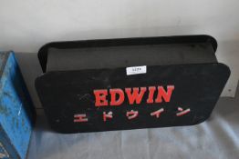 *Edwin Display Sign