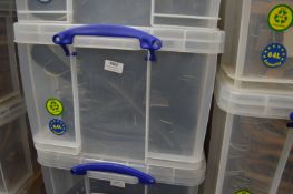 *Box of Black Plastic Coat Hangers