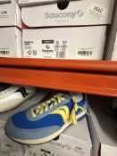 *Saucony 80 Original Trainers (blue & mustard) Size: 11 RRP: £99.95