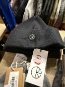 *PSC Black Cotton Beanie Cap