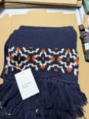 *Universal Works British Wool Scarf (navy) RRP: £89.95