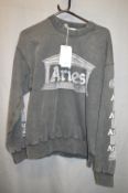 *Aries Ancient Column Sweatshirt (grey) Size: M RRP: £269.95