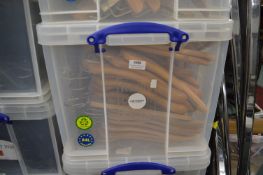 *Box of Wood Coat Hangers