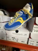*Saucony 80 Original Trainers (blue & mustard) Size: 8 RRP: £99.95