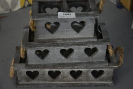 Three Portland Tealight Holders