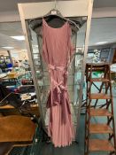 Dorothy Perkins Showcase Petite Lilac Bridesmaid Dress Size: 4/42