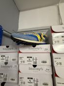 *Saucony 80 Original Trainers (blue & mustard) Size: 9 RRP: £99.95