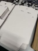 *Twenty-Five White Cardboard Boxes