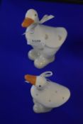 Two Decorative Ducks