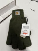 *Pair of Carhartt WIP Green Gloves Size: L-XL