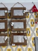 Set of Three Hanging 6x4 Picture Frames