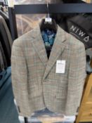 Skopes Nickleson Jacket (stone/Mint check) Size: 38R RRP: £140