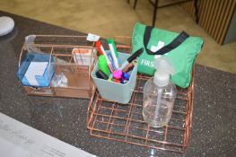 *Chrome Plated Office Sundries, First Aid Kits, etc.