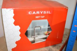 *Carysil Hot Tap Set in Chrome Finish